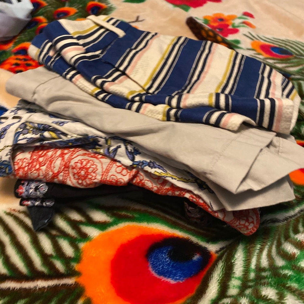 6 bundle loft shorts size 2 - in good condition